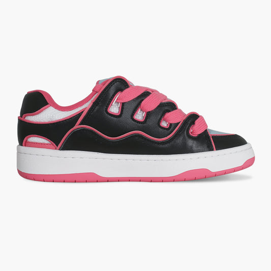 BAKEVI red and black stitching low top