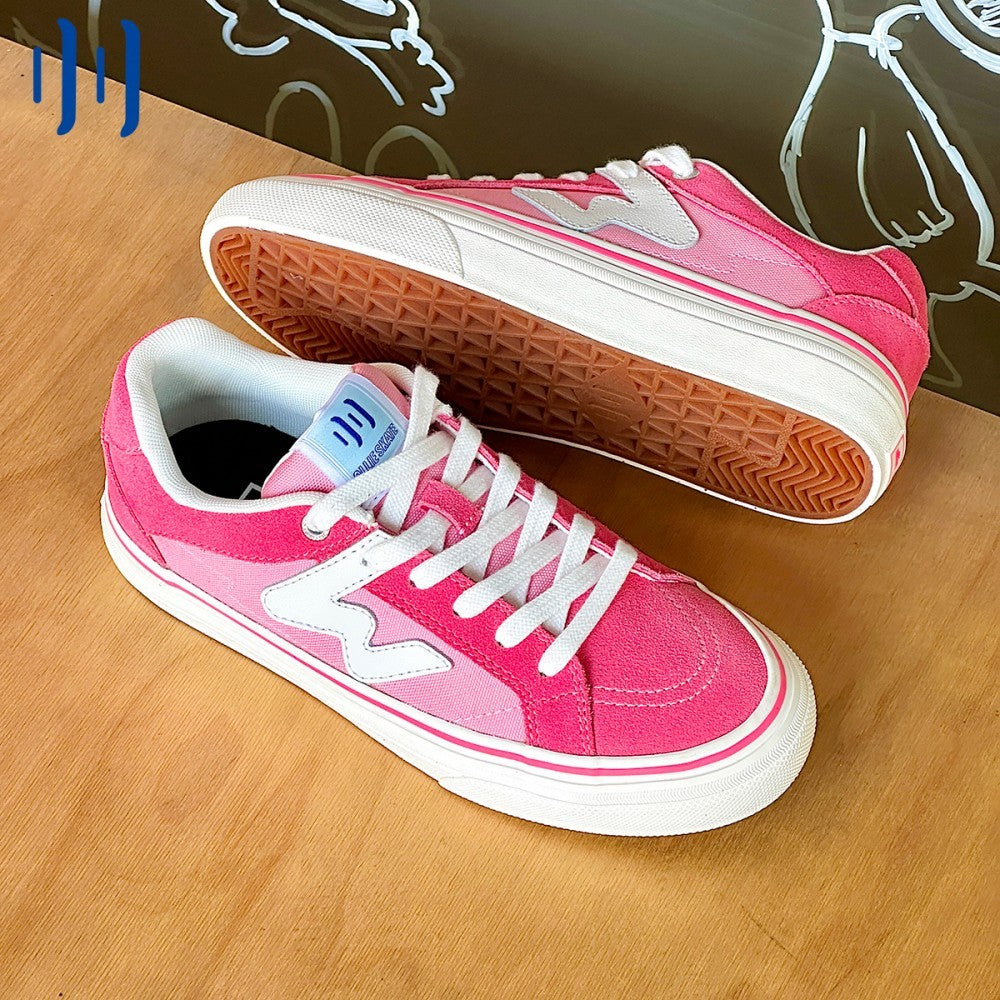 OLLIE rose red low-top shoes