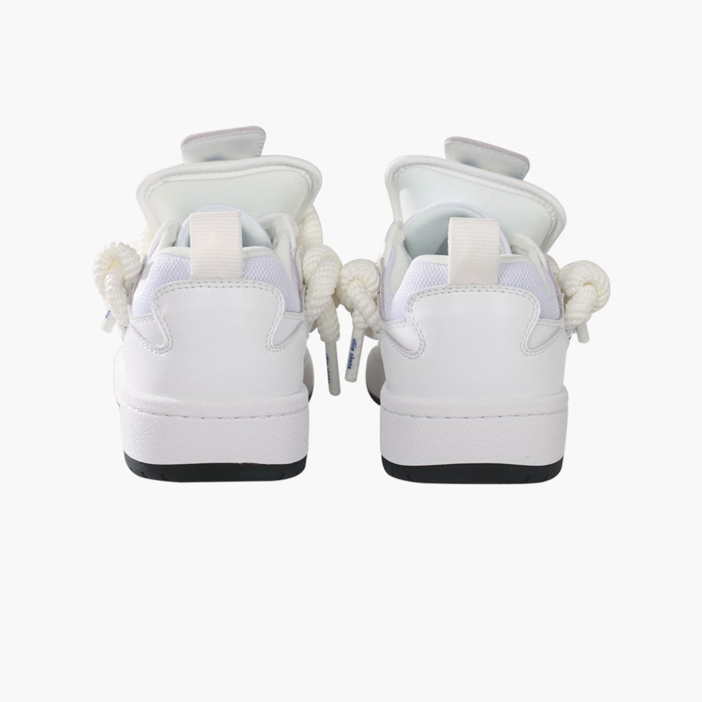 Assault White Low Top Double Tongue