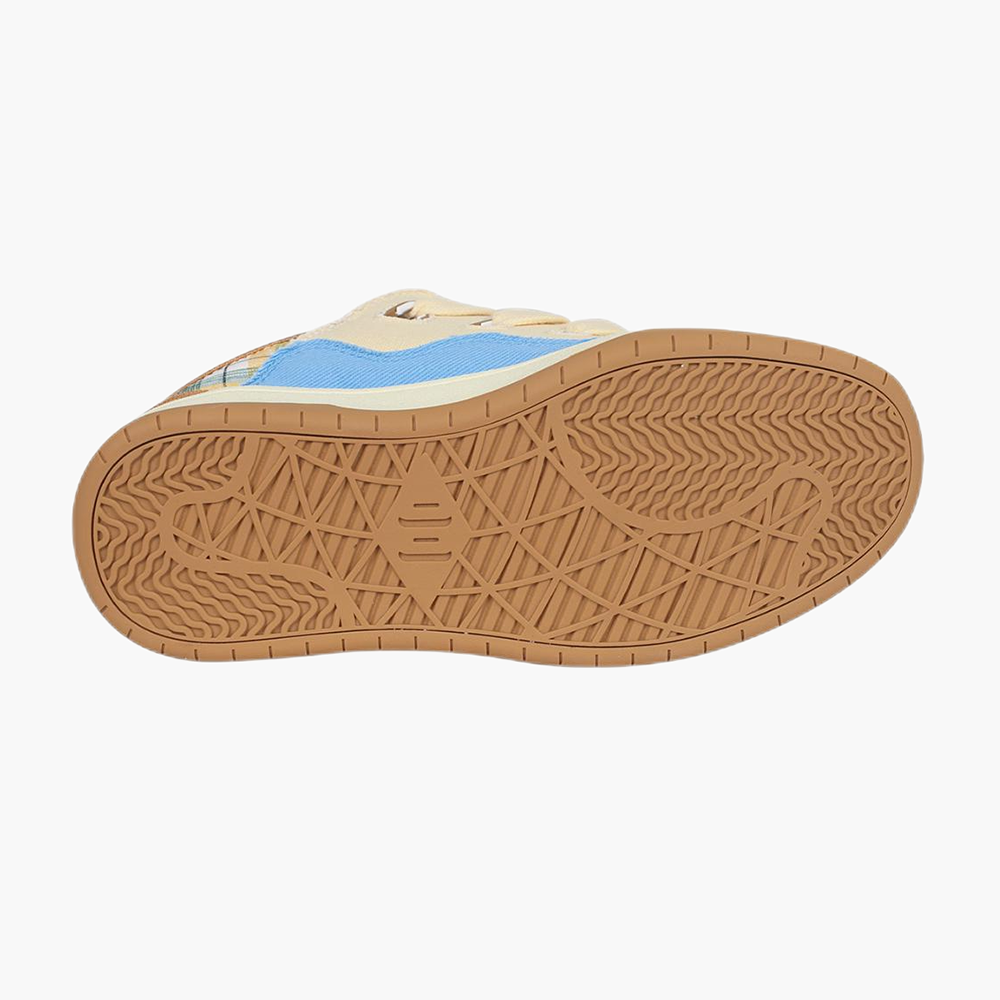 Baskets décontractées en toile denim abricot Ollieskate pour femmes