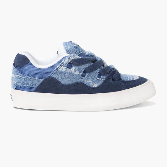 BAKE Blue Denim Suede Low Top