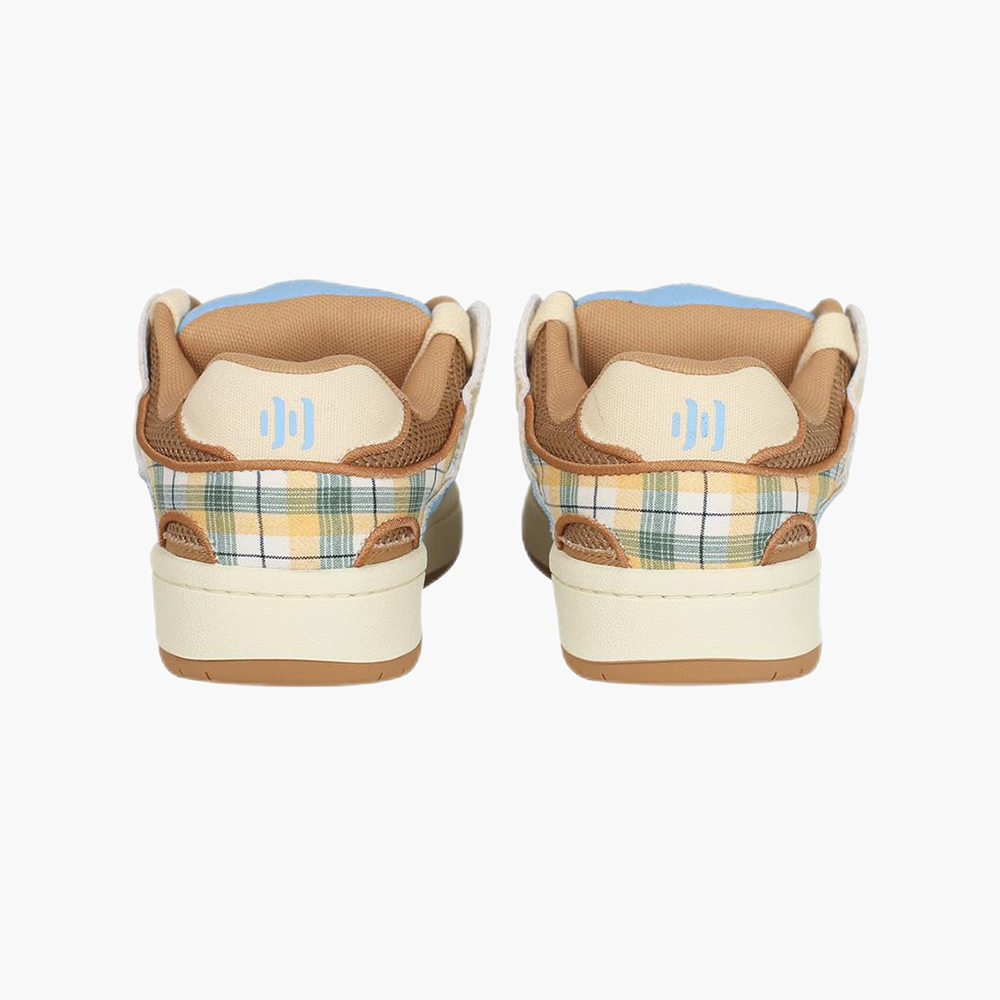 Baskets décontractées en toile denim abricot Ollieskate pour femmes