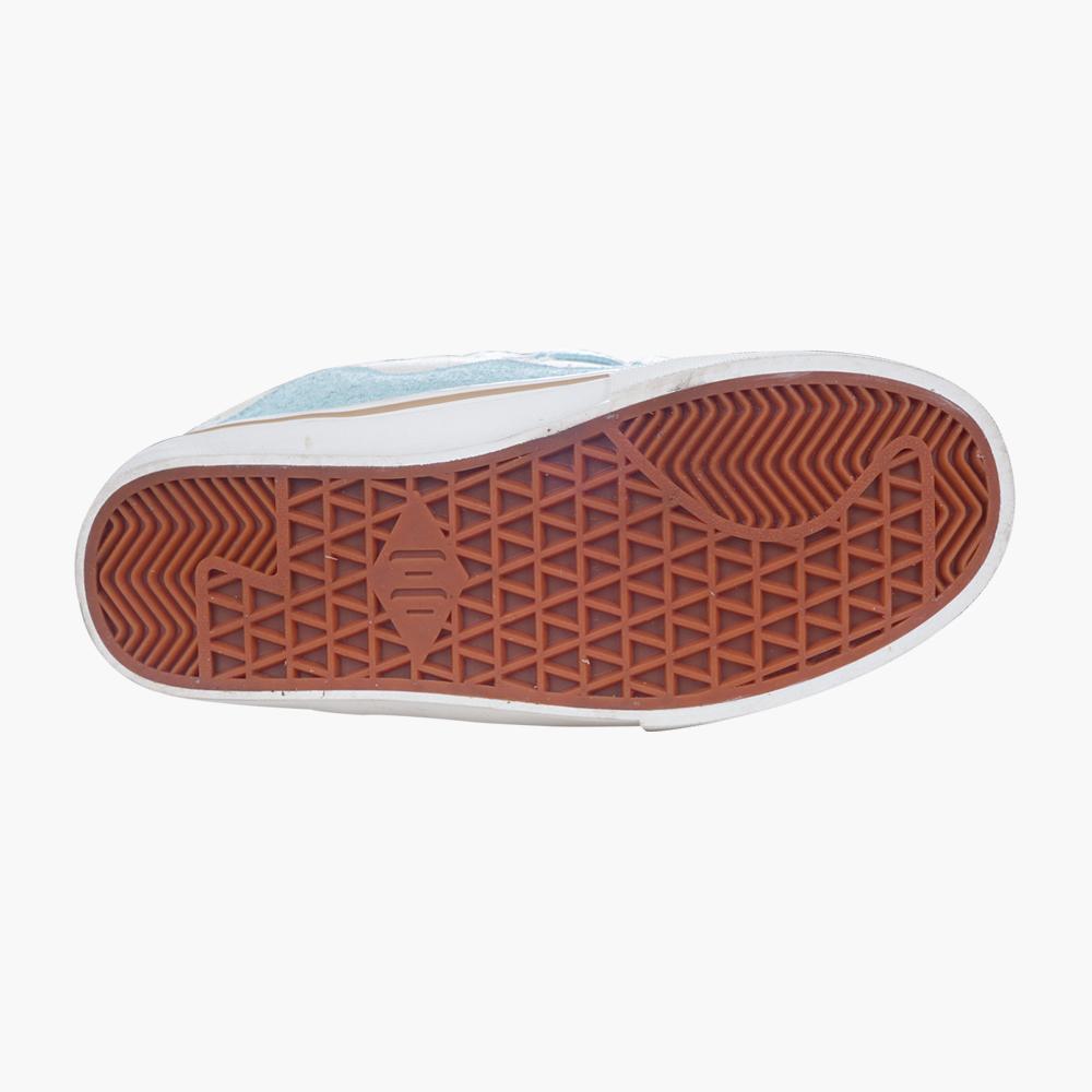 Chaussures de skate décontractées respirantes et résistantes à l'usure bleues pour femmes Ollieskate