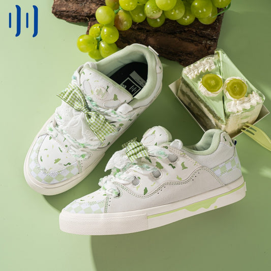 BAKE Vintage Mint Green Canvas Low Top