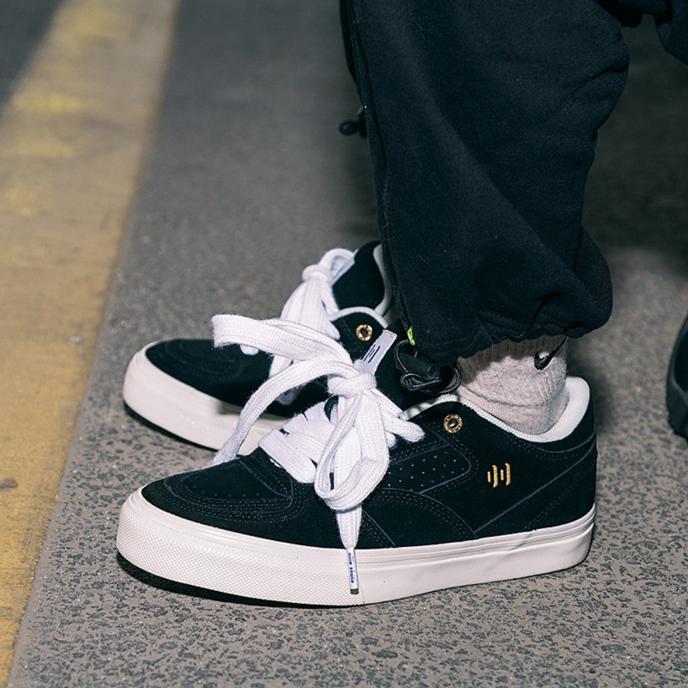 BOL black low-top suede