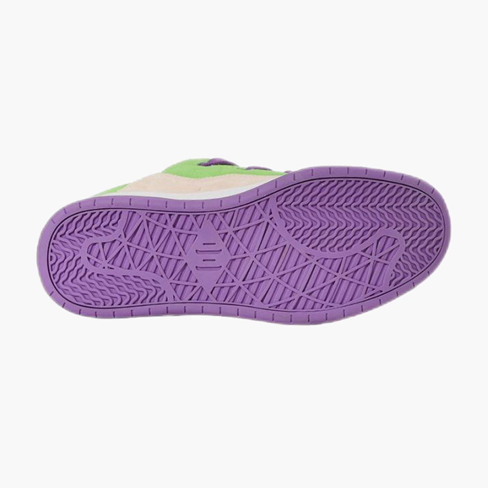Baskets décontractées en daim et cuir de vachette à coutures multicolores pour hommes et femmes Ollieskate