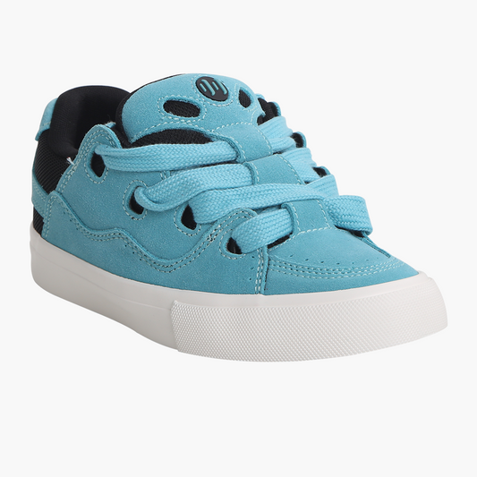 BAKE Seeblaue Wildleder Low-Top-Schuhe
