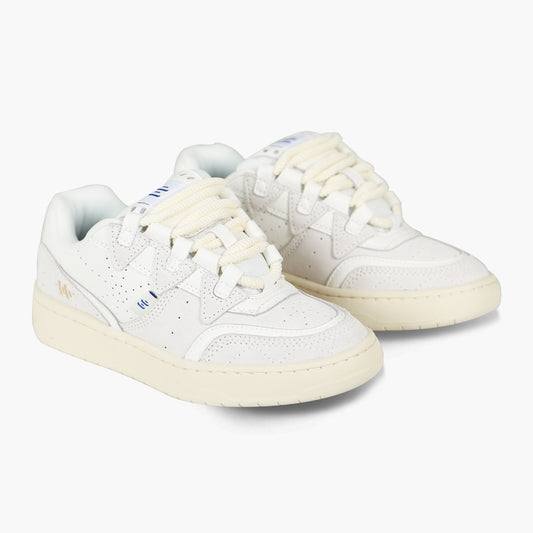 TNG White Suede Low Top