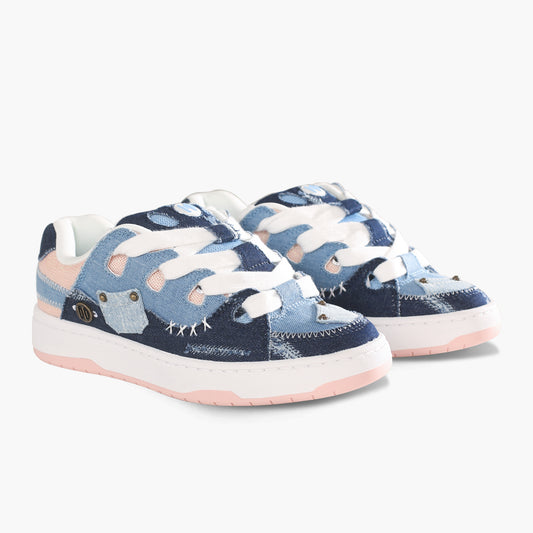 BAKE II Blue Denim Low Top