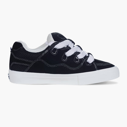Chaussures de skate décontractées noires Ollieskate pour hommes avec tige en daim et cuir de vache 