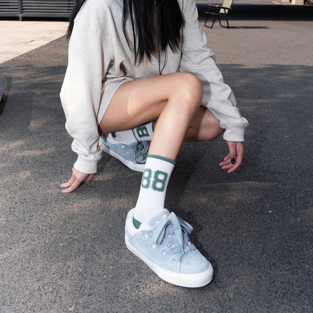 BAKE grey chunky low top