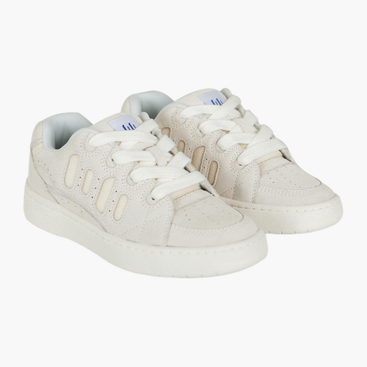 SPIN White Low Top Chunky