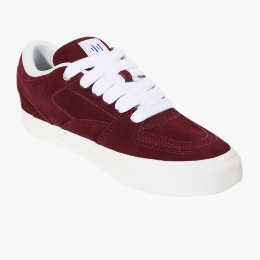 BOL red low-top suede