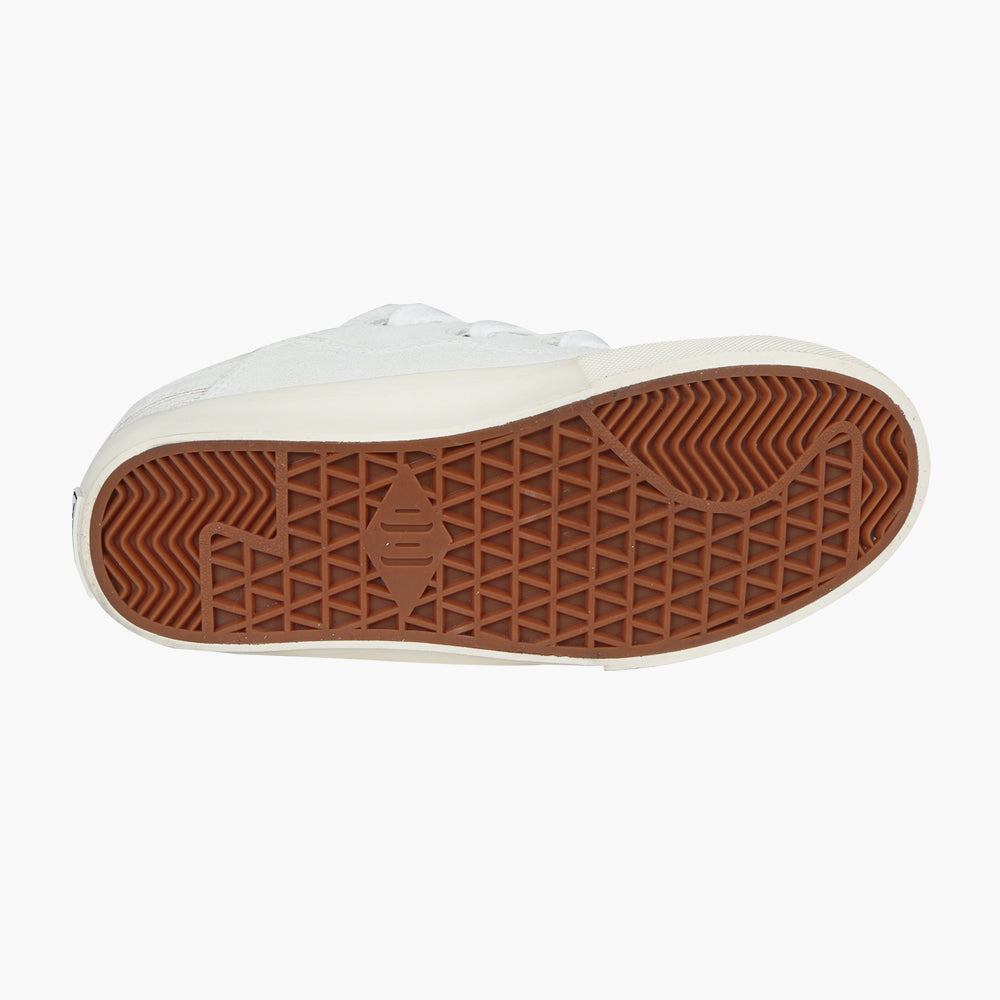 BAKE White Leopard Suede Low Top