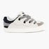 BAKE gray black white three color stitching low top