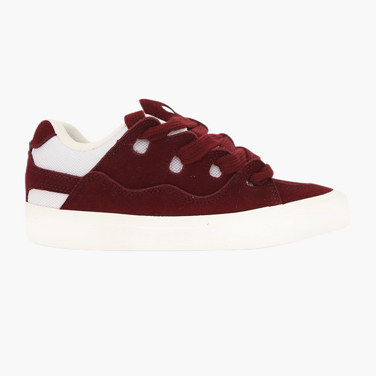 BAKE deep red chunky low top