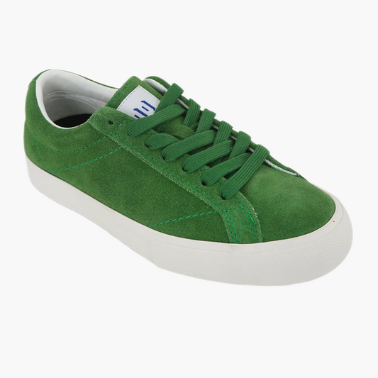 TOS Green low-top suede leather