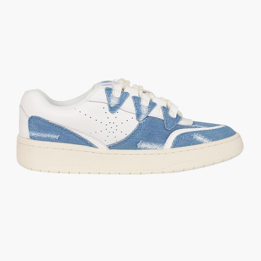 TNG blue canvas leather low top