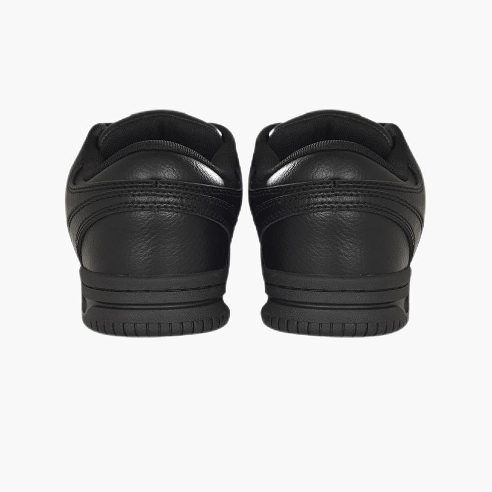 BOLIII Schwarzes Vintage Low-Top-Rindsleder 