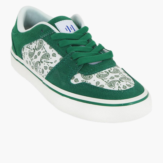 TNT Green Low-Top Canvas Suede