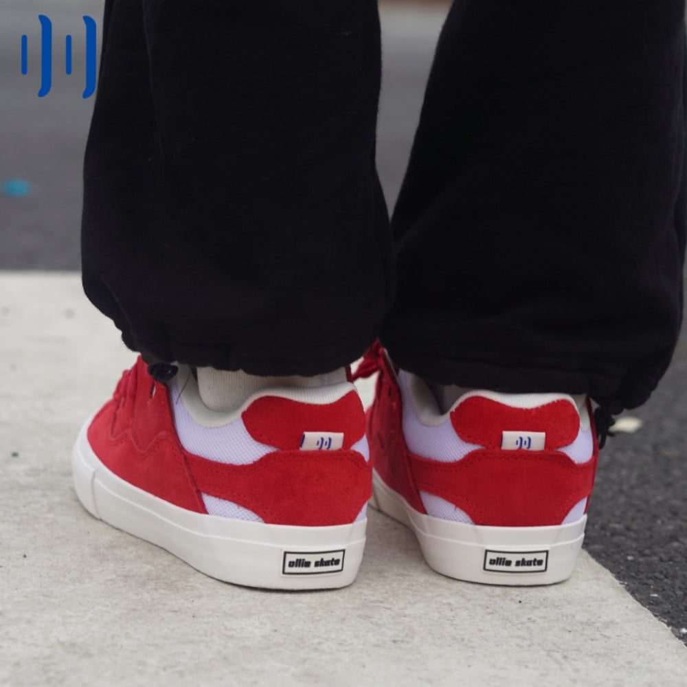 BAKE Red chunky low top