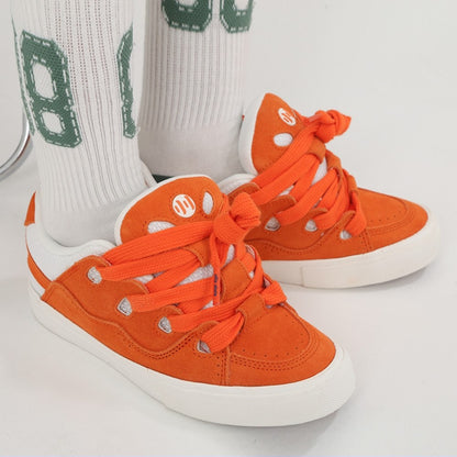 BAKE orange chunky low top