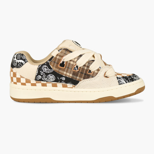 BAKEVI Apricot canvas plaid low top