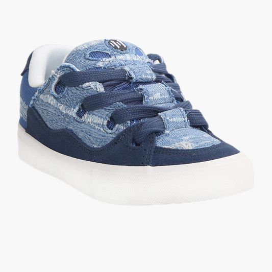 BAKE Blue Denim Suede Low Top