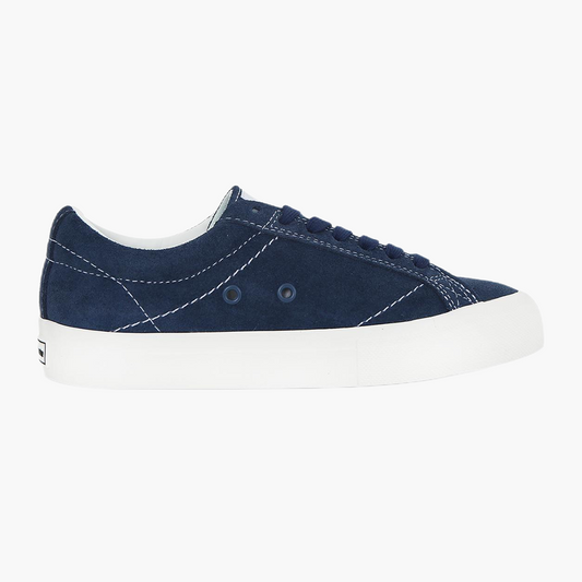 TOS Navy blue low-top suede leather