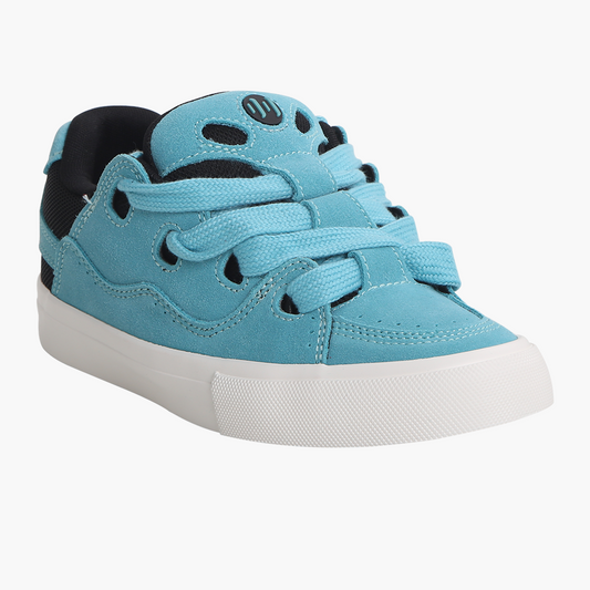 BAKE lake blue suede low-top shoes